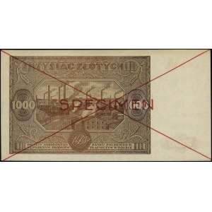 1.000 złotych 15.01.1946, seria B 1234567 / B 8900000, ...