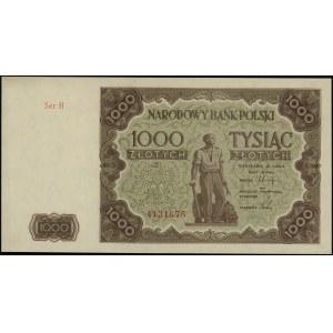 1.000 złotych 15.07.1947; seria H, numeracja 4131675; L...