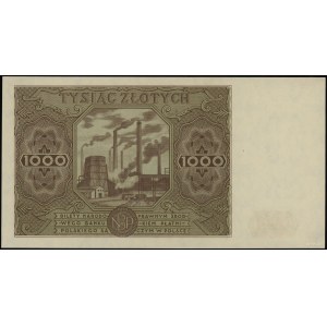 1.000 złotych 15.07.1947; seria H, numeracja 4131675; L...