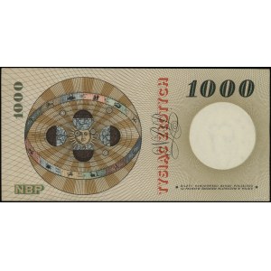 1.000 złotych 29.10.1965, seria A, numeracja 7000448; L...