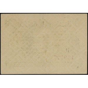 1 gulden 22.10.1923; seria D, numeracja 159128; Miłczak...