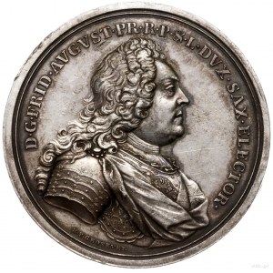 medal, 1733, autorstwa Heinricha Paula Groskurta; Aw: P...