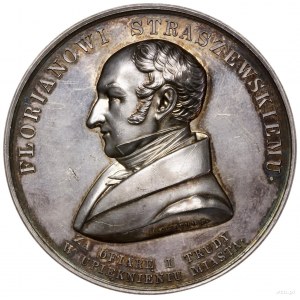 medal pamiątkowy - Florian Straszewski, 1838, medal aut...