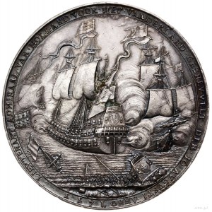 medal na pamiątkę śmierci Maartena Trompa, 1653, autors...