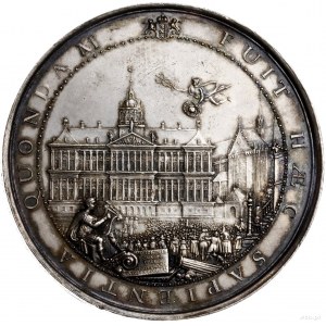 medal na pamiątkę otwarcia nowego ratusza w Amsterdamie...