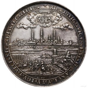 medal na pamiątkę 20. rocznicy zajęcia Rygi przez wojsk...