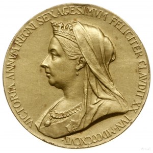 medal na pamiątkę 60. rocznicy panowania królowej Wikto...