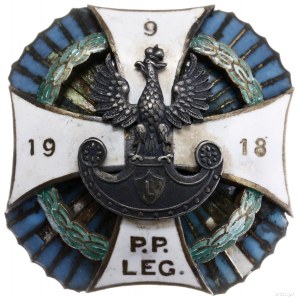oficerska odznaka pamiątkowa 9. Pułku Piechoty Legionów...