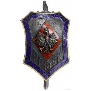 oficerska odznaka pamiątkowa 48. Pułku Strzelców Kresow...