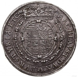 dwutalar 1632 (przebitka z 1626), Graz; Aw: Popiersie z...