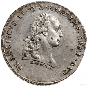 talar 1792; Aw: Głowa cesarza zwrócona w prawo i wokół ...