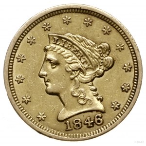 2 1/2 dolara 1846, Filadelfia; typ Liberty Head; Fr. 11...