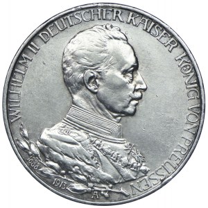 Niemcy, Prusy, Wilhelm II, 3 marki 1913 A, Berlin