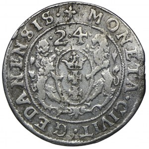 Sigismund III. Vasa, ort 1624 Danzig