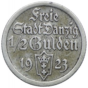 Freie Stadt Danzig, 1/2 Gulden 1923 Utrecht, Koga