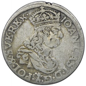 Johannes II. Kasimir, Sixpence 1661 TLB, Krakau