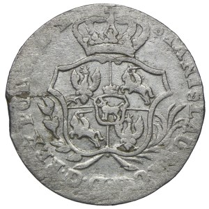 Stanisław August Poniatowski, 2 grosze (półzłotek) 1767 FS, Warszawa