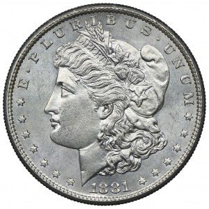 USA, 1 dolar 1881 Morgan, S/San Francisco