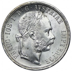 Austria, Franz Joseph I, 1 florin 1879