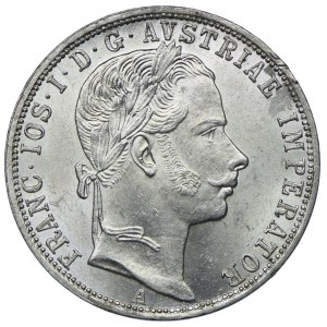 Austria, Franz Joseph I, 1 florin 1861