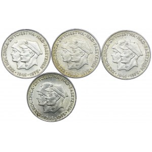 Zestaw PRL, 200 złotych 1975 Żołnierze (4 sztuki)