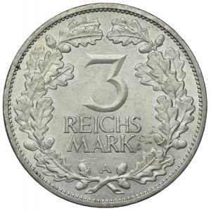 Niemcy, Republika Weimarska, 3 marki 1925 A, Berlin