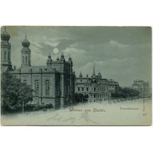 Postkarte Bielsko-Biała Tunnelstraße