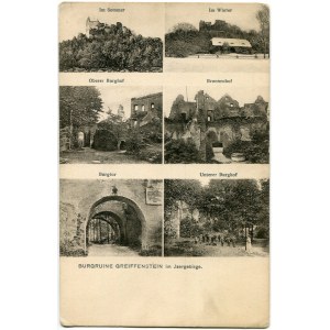 Postkarte Proszówka - Schloss Gryf