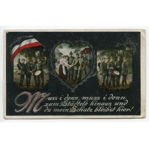 Postkarte Erster Weltkrieg 1916.