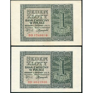 1 gold 1941 - BD - (2 pieces).