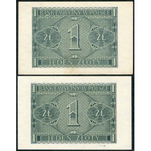1 złoty 1941 - BD - (2 szt.)