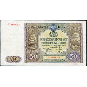 50 zloty 1946 - K -.