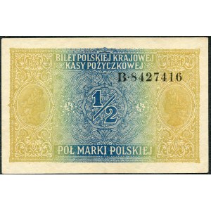 1/2 mark 1916, General - B -.