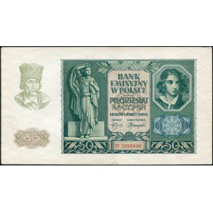 50 złotych 1940 - D -