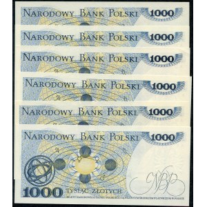 1 000 zlatých 1975 (6 ks)
