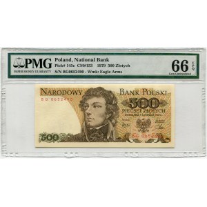 500 zlotých 1979 - BG - PMG 66EPQ