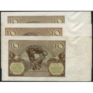 10 gold 1940 - Ser. J -