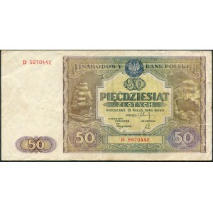 50 zlotých 1946 - D -