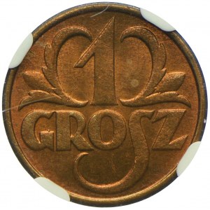 1 penny 1930, NGC MS66 RD