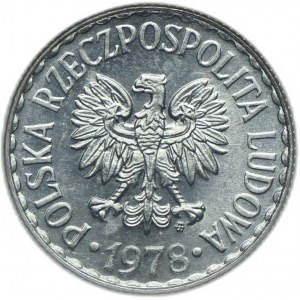 1 Gold 1978, PCG MS68PL - PROOF LIKE
