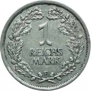 Niemcy, Weimar, 1 marka 1925 E, Muldenhütten