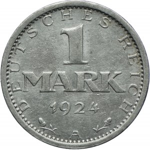 Niemcy, Weimar, 1 marka 1924 A, Berlin
