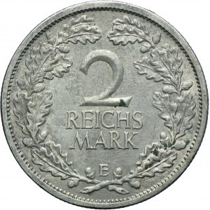 Niemcy, Weimar, 2 marki 1925 E, Muldenhütten