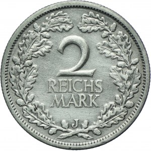 Niemcy, Weimar, 2 marki 1926 J, Hamburg