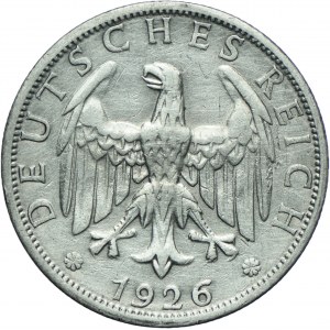 Niemcy, Weimar, 2 marki 1926 J, Hamburg