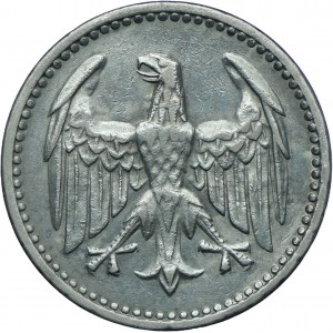 Niemcy, Weimar, 3 marki 1924 J, Hamburg