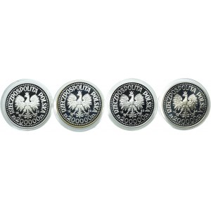 Zestaw PRL, 200.000 złotych 1992-94 (4 sztuki)