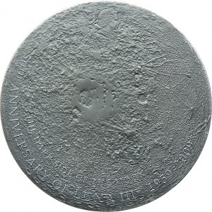 Wyspy Cooka, 5 dolarów 2009 - Meteoryt - Księżyc