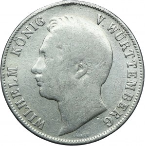 Niemcy, Wirtembergia, Wilhelm I, 1 gulden 1841, Stuttgart,