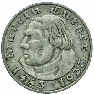 Niemcy, Weimar, 2 marki 1933, A, Berlin, Marcin Luter